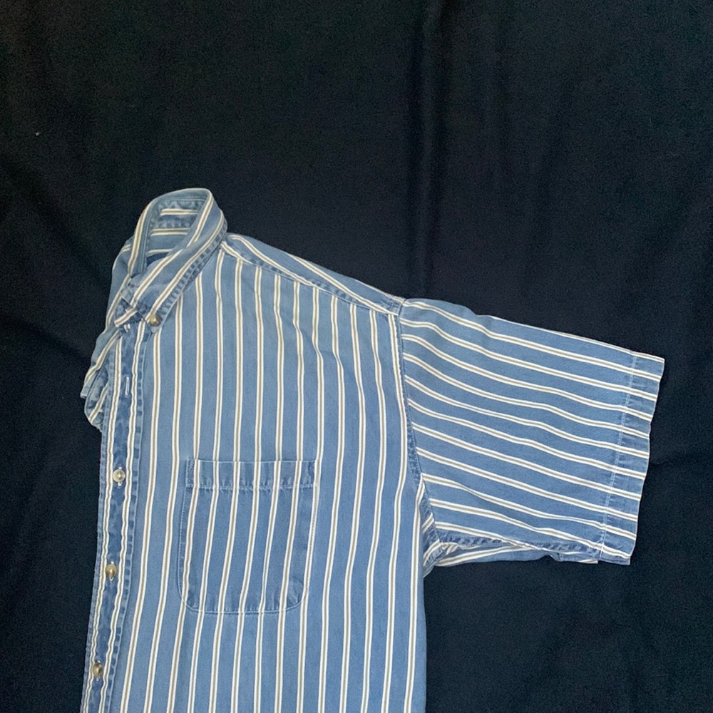 vintage button up, great colors